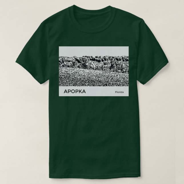 Camiseta Apopka Florida TShirt (Frente do Design)