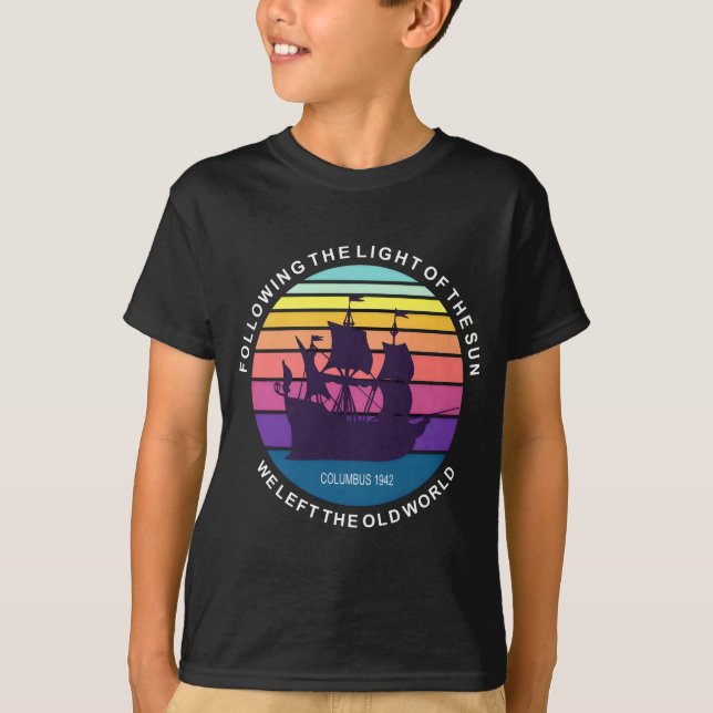 Camiseta Após A Luz Do Dia Do Colombo Sol De 1942 (Frente)