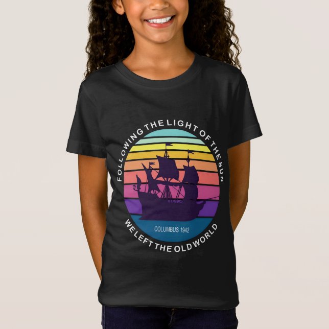 Camiseta Após A Luz Do Dia Do Colombo Sol De 1942 (Frente)