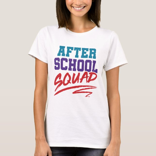 Camiseta Após Funcionarios do Programa de Esquadrão Escolar (Frente)