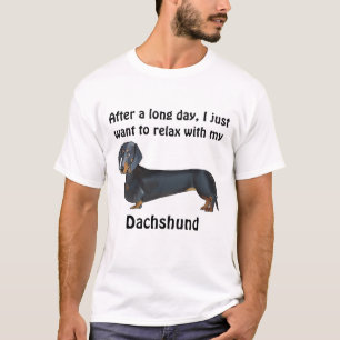 Camiseta Após um dia longo… Dachshund
