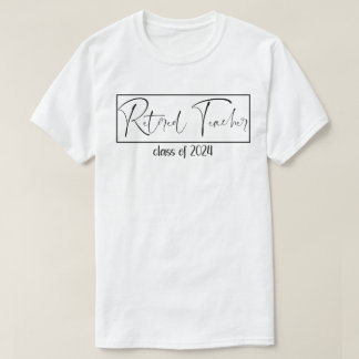 Camiseta Aposentação 2024 Classe de Professores Reformados 