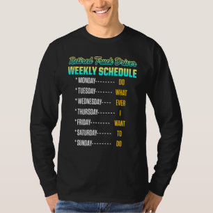 Camiseta Aposentação 4 do Motorista de Caminhão Aposentado