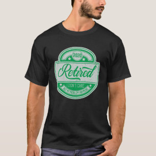 Camiseta Aposentação Aposentada 2020 Humor de Aposentação