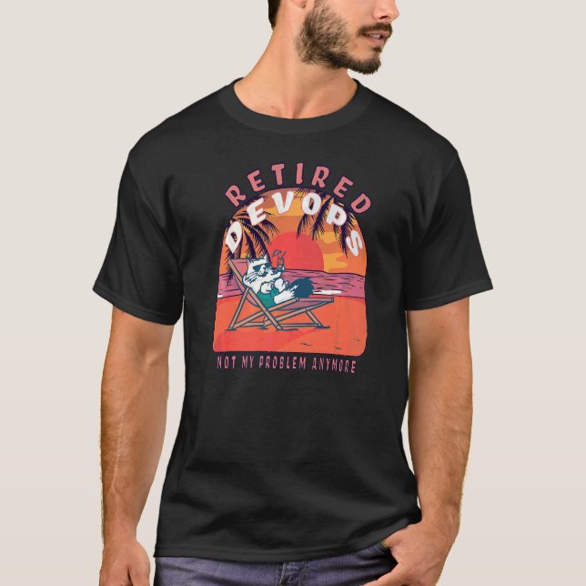 Camiseta Aposentação da Vintage Devops (Frente)