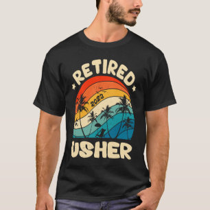 Camiseta Aposentação Da Vintagem De Usher Retro Aposentado