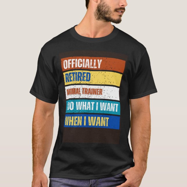 Camiseta Aposentação de Criadores de Animais Aposentados (Frente)