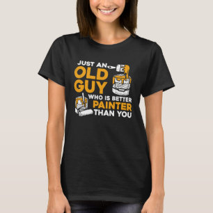 Camiseta Aposentação De Decorador Para Pincéis De Casa Apen