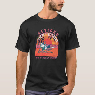 Camiseta Aposentação de Vintage com Instrutor de Voo Aposen