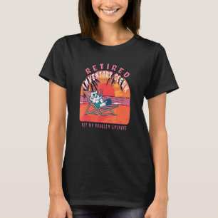 Camiseta Aposentação de Vintage do Agente de Inventário Apo