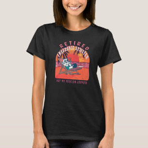 Camiseta Aposentação de Vintage do Ajustador de Seguro Apos