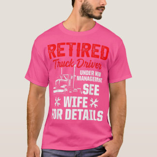 Camiseta Aposentação do Motorista de Caminhão Aposentado245