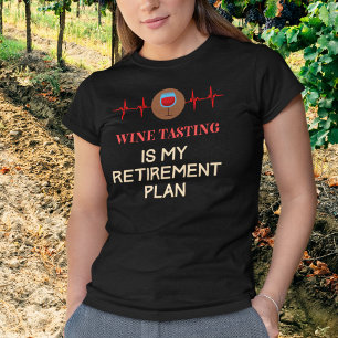 Camiseta Aposentação do Provando de vinho