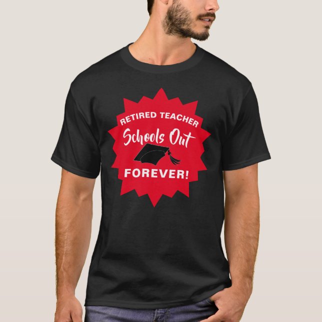 Camiseta Aposentação Engraçado Professor Dizendo (Frente)