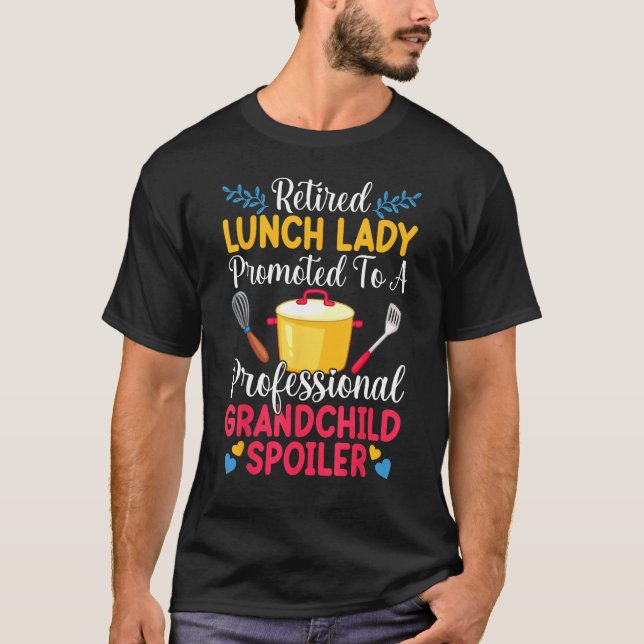 Camiseta Aposentada Almoçadora Avô Vovô Aposentadoria L (Frente)
