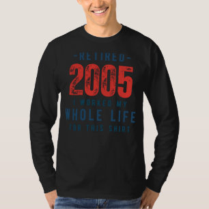 Camiseta Aposentado 2005: Ganhando conforto com o Humor nes