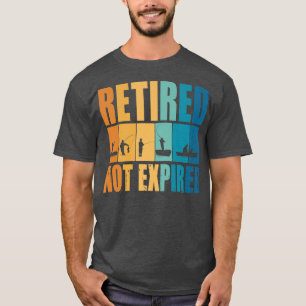 Camiseta Aposentado 2022 Vintage Fisheries Humor, Pescador 
