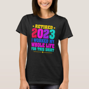 Camiseta Aposentado 2023 Homens Engraçados De Reforma Da Vi