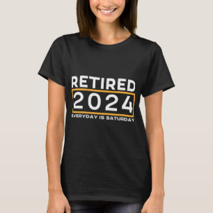 CAMISETA APOSENTADO 2024 TODO DIA É SÁBADO