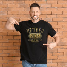 Camiseta Aposentado 2026: Presente Divertido para 