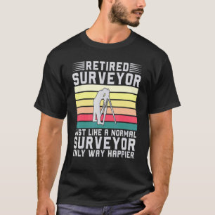 Camiseta Aposentado Agrimensor Agrimensura Retro Vintage Ap