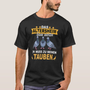 Camiseta Aposentado Criador de Pombos Engraçado