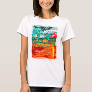 Camiseta Aposentado Data Engraçado Alô Pensão Pintura Artís