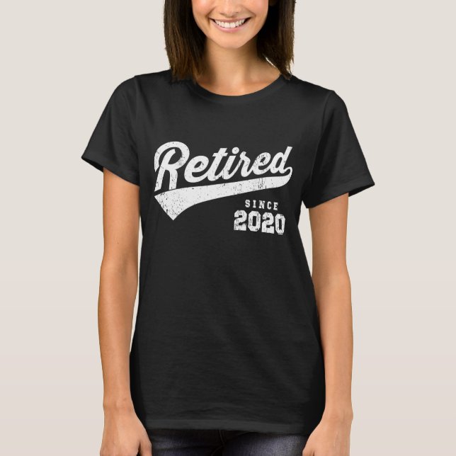 Camiseta Aposentado desde 2020 (Frente)