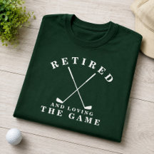 Aposentado e Amando o Jogo Golfe Aposentadoria