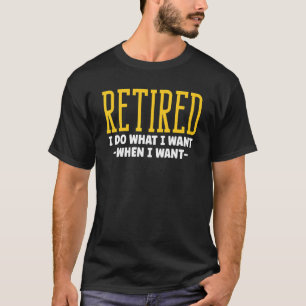 Camiseta Aposentado Eu Faço O Que Eu Quero De Aposentação