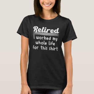 Camiseta Aposentado Humor De Aposentadoria Aposentado Eu Tr