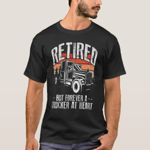 Camiseta Aposentado, Mas Para Sempre Um Caminhoneiro No Cor