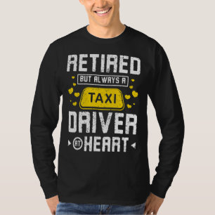 Camiseta Aposentado, mas sempre taxista no coração