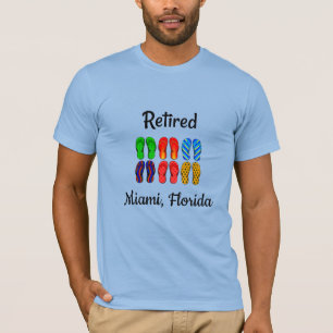 Camiseta Aposentado - Miami, Florida