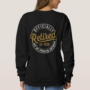 Camiseta Aposentado Oficialmente 2026 Não É Mais Meu Proble