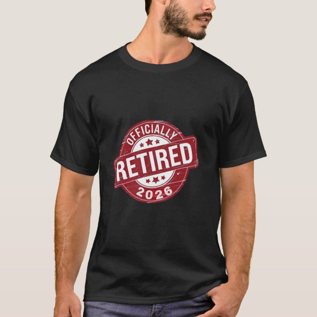 Camiseta aposentado oficialmente em 2026 (Frente)