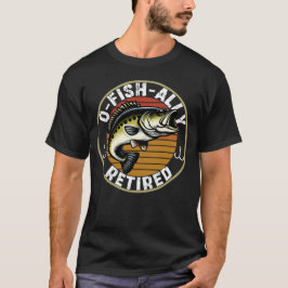 Camiseta Aposentado Oficialmente Presente Divertido de Apos