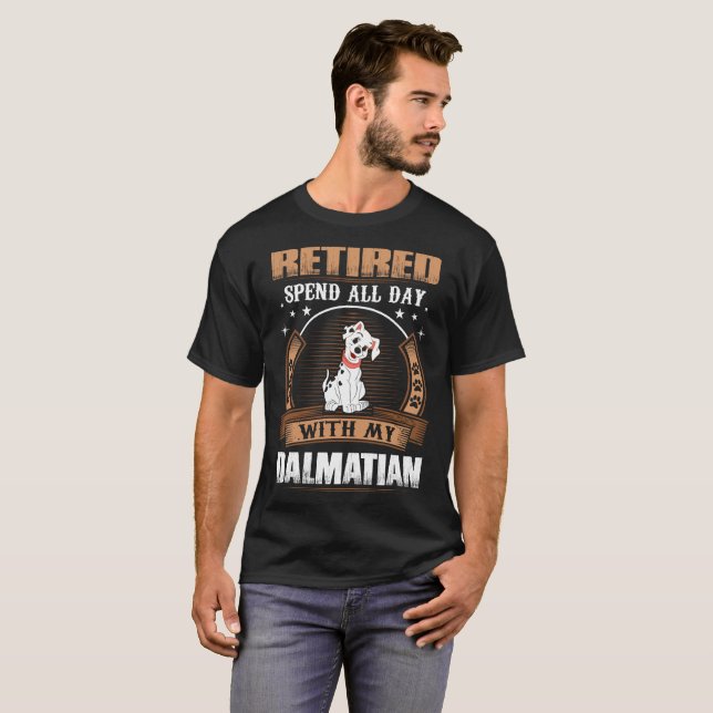 Camiseta Aposentado passe o dia inteiro com o Tshirt (Frente Completa)
