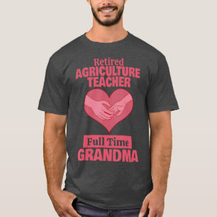 Camiseta Aposentado professor de agricultura vovó aposenta