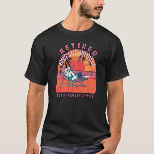 Camiseta Aposentado Professor de Matemática do Médio Ensino