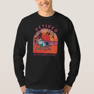 Camiseta Aposentado Professor de Matemática do Médio Ensino