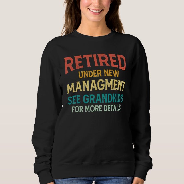 Camiseta Aposentado sob nova administração Consulte os neto (Frente)