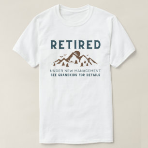 Camiseta Aposentado Sob Nova Gestão, Reforma Engraçada