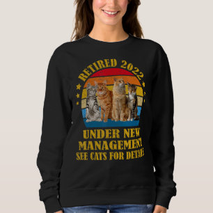 Camiseta Aposentado Sob Novo Gerenciamento Consulte Gatos P