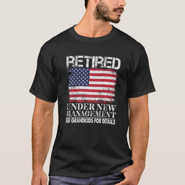 Camiseta Aposentado Sob Novo Gerenciamento Consulte Netos A (Frente)