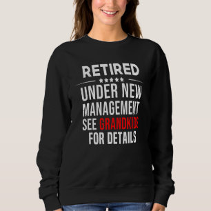 Camiseta Aposentado sob novo gerenciamento consulte netos R