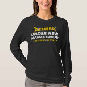 Camiseta Aposentado Sob Novos Manageiros, Veja O Avô Para D