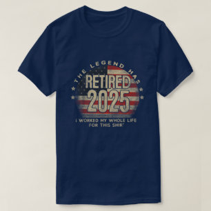 Camiseta Aposentadoria 2025 Aposentado Não É Mais Meu Probl
