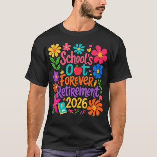 Camiseta Aposentadoria 2026 Aposentada Escolas Afora Para S