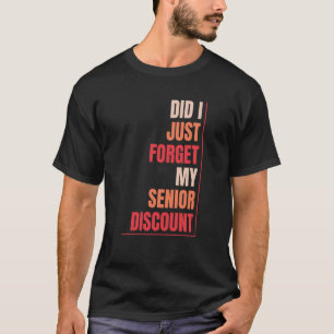 Camiseta Aposentadoria aposentada Não esqueça meu desconto 